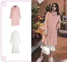 冬季女生的轻熟风穿搭示范甜美时尚显气质