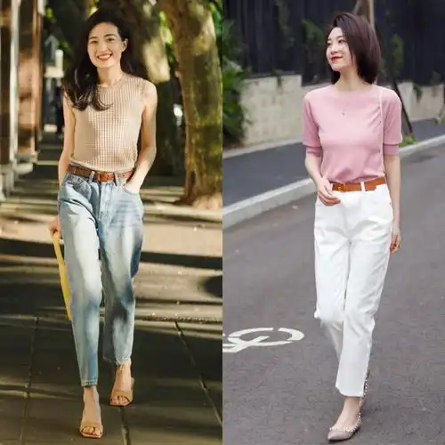 阔腿裤快收一收吧,今年更流行九分烟管裤,知性显腿细