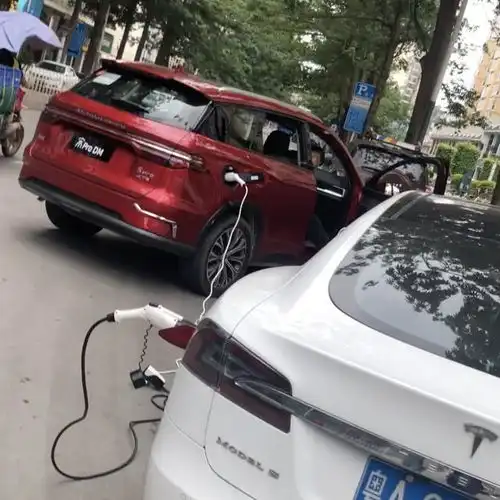 女子穿旗袍坐路边哭,因特斯拉没电抛锚,比亚迪车主的举动亮了