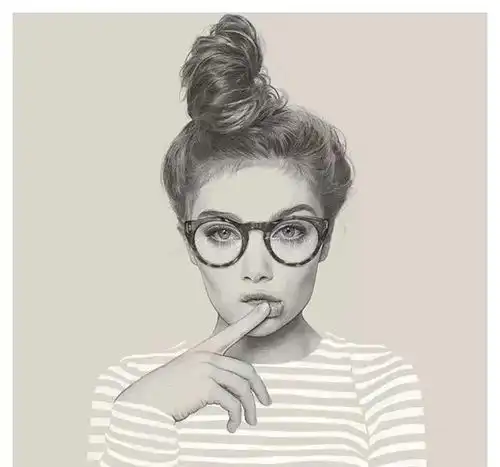 她只用一支铅笔,留下女孩最美的瞬间,美到窒息素描