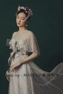 轻复古油画风新娘造型充满少女般复古韵味