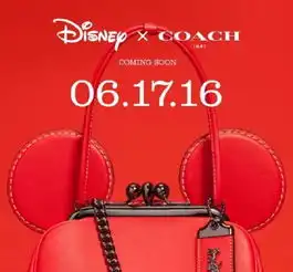 限量迪士尼xcoach联名款,燃烧我的小资少女心