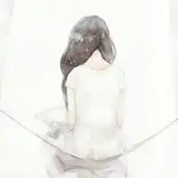 彩绘文艺女生头像唯美小清新彩绘女生头像图片