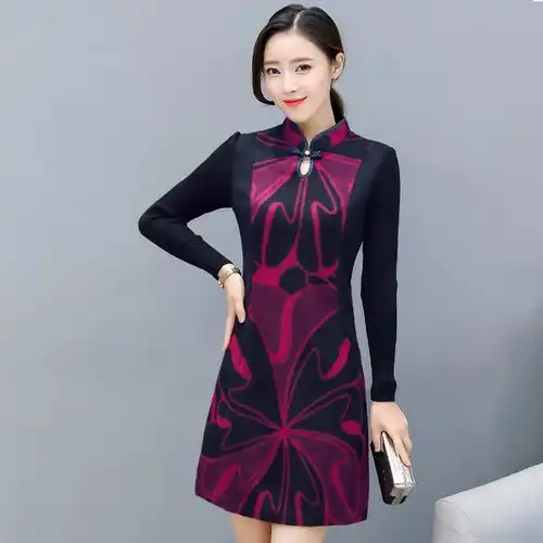 女人年过35岁,最好多穿改良旗袍连衣裙,特有女人味