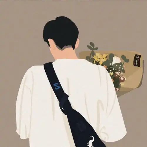 简约情侣头像