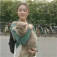 2021最新抱着猫的女生头像,女生头像图片