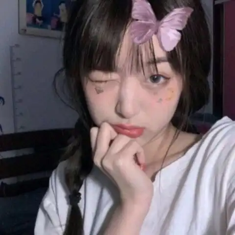 招桃花温柔小众真人女生头像251