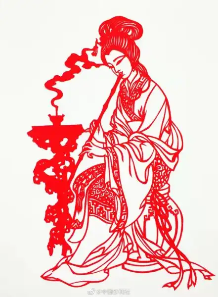当剪纸遇上四大美女
