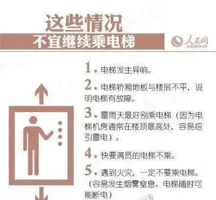 惊魂30秒电梯从35层突然掉到12层,女子只用这一招就脱险