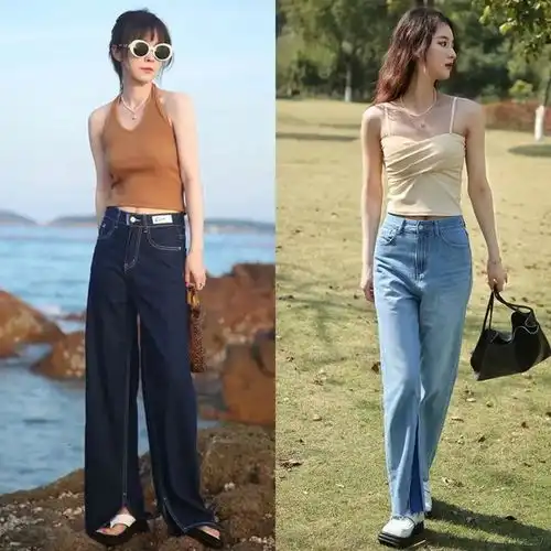 被杭州女生露脐装惊艳搭配高腰裤特显高,堪称小个子教科书