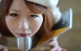 日本艺术家舔门把手的女孩真人版