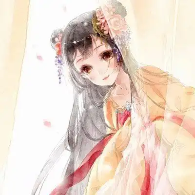 一组唯美古风动漫女头