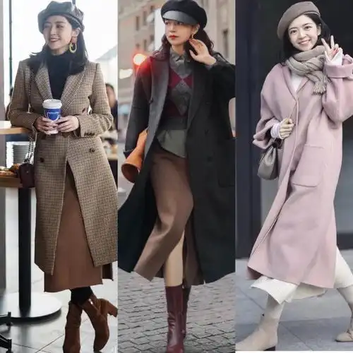 穿大衣想摆脱路人感,中年女人照着三木穿就行,时髦又高级