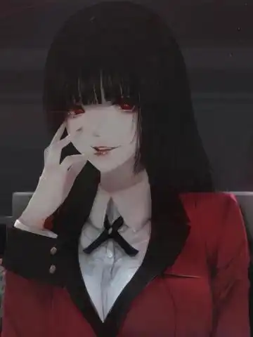 二次元暗黑少女插画,暗黑是病还是爱,一路走向黑暗