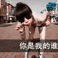 带字可爱美人qq女生头像我不明媚不倾城