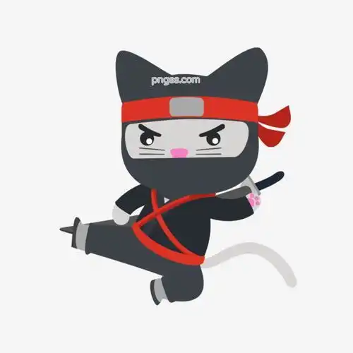 可爱的小猫忍者素材图片大小2000x2000px图片尺寸96kb来自png搜索网pngss.com免费免扣png素材下载卡通手绘可爱小猫猫咪忍者矢量矢量猫咪小清新小清新猫咪