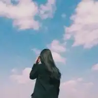 微信女生头像小清新蓝色淡蓝色小清新女生