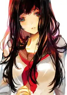 二次元少女动漫插画原创手绘pixiv堆糖,美好生活研究所