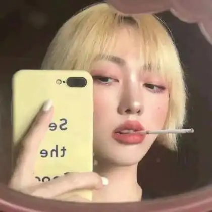 长头发气质女生头像,真情都留给爱的人