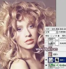 photoshop给卷发美女照片调出古典风格9