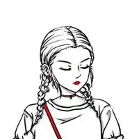 黑白插画图片唯美手绘黑白插画图片
