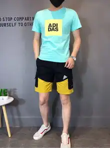 短袖头像红色t恤