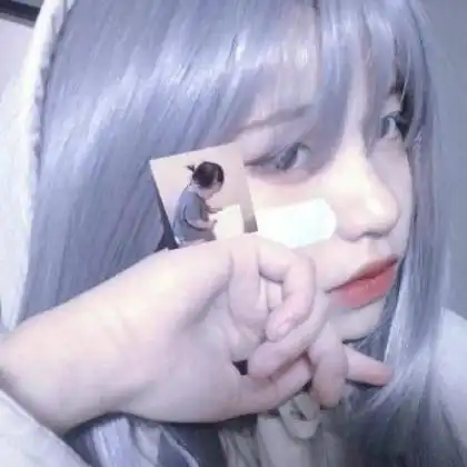 长头发气质女生头像,真情都留给爱的人