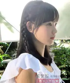 12岁女孩有齐刘海怎样扎头发简单好看图解