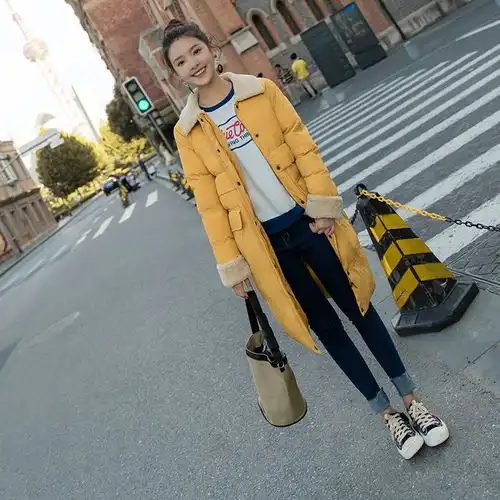 新款女风衣中长款秋冬chic外套韩版学生女装时尚宽松大衣
