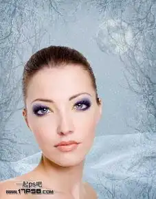用photoshop把美女照片制作为梦幻手绘图实例教程
