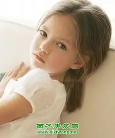 七岁小女孩烫直发发型图片洋气小可爱味道尽显