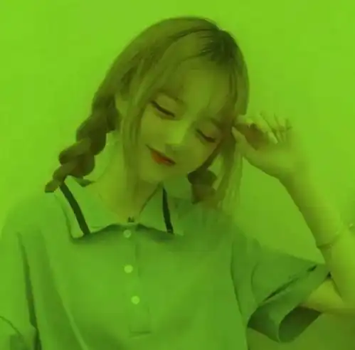 快手抖音超火绿色头像
