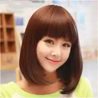 短直发女生高清头像微信头像图片大全