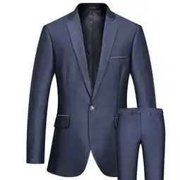 汤河之家2019新款西服套装男士礼服职业正装工作服男士西服定制外套男
