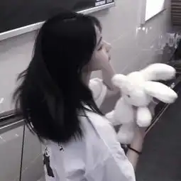 清纯女生头像背影图片