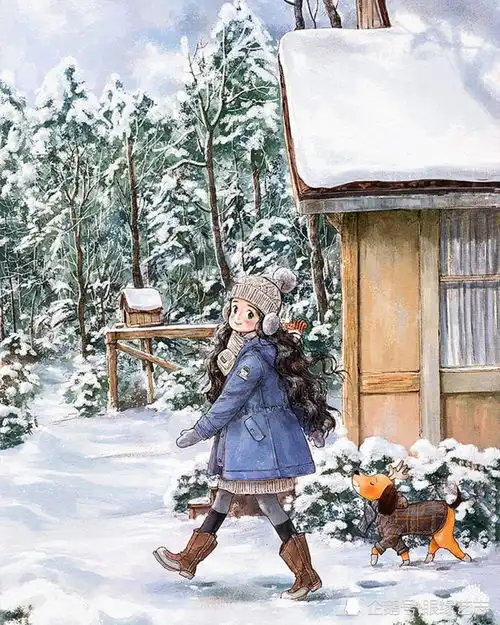 森林女孩画风堪比宫崎骏,青春密林中的第二个自己
