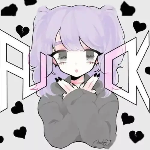 紫色系女生头像