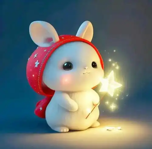 可爱呆萌的兔子头像