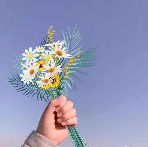 手握鲜花怎么画美图秀秀手握花教程