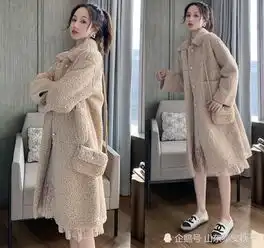 秋冬大衣连衣裙爆火,高级显气质女人味十足