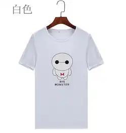 维杰斯2018夏季新款男装t恤潮男韩版时尚修身休闲圆领短袖印花t恤男士短袖