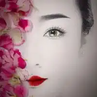 眉眼唇纹绣图片头像