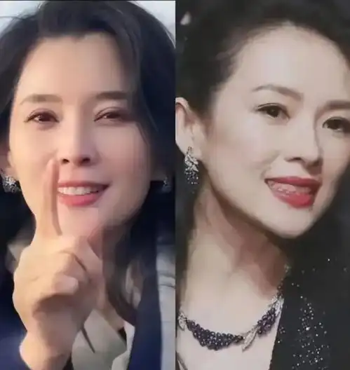 当45岁章子怡和34岁森林北同出美照,才知颜值在气质面前不值一提