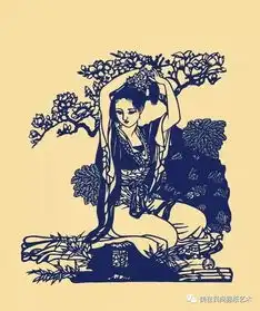 美人如花隔云端冯元平老师美女剪纸欣赏