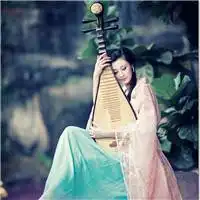 抱琵琶遮面纱的女孩图片微信头像图片大全