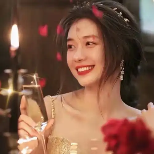 高级感温柔女生头像08