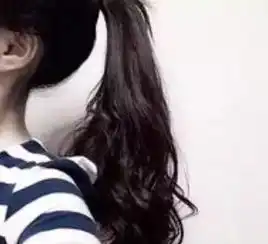 绑出新式马尾,跟贝微微一样美