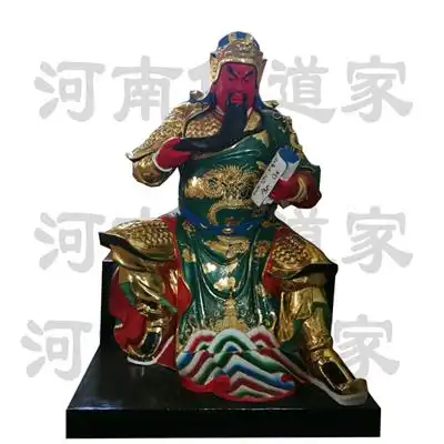 河南关老爷神像手工打造