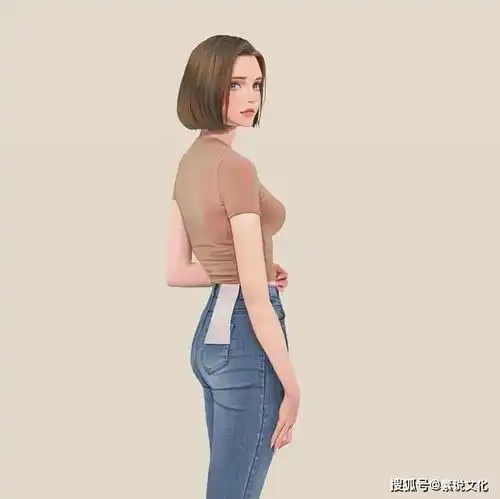 时尚感极强的手绘画,把现代风格与服装结合,女孩们都喜欢