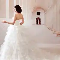 高婚纱背影头像女生头像欧美微信头像图片大全